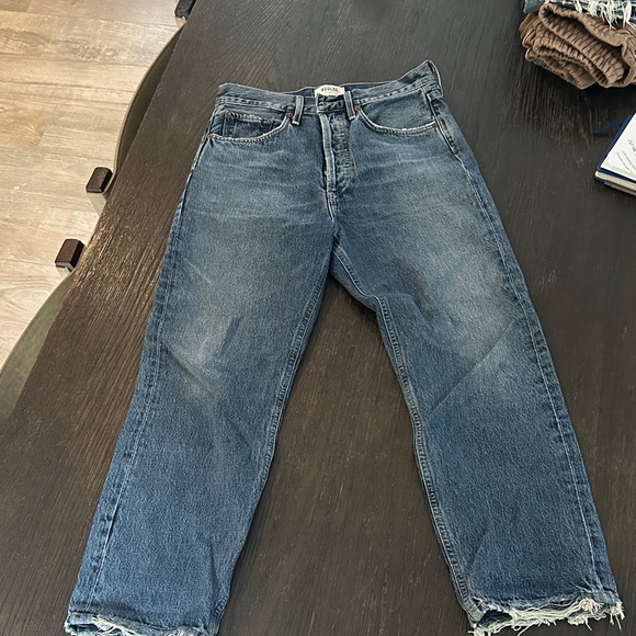 Agolde Denim - Agolde 90s Women’s Dark Blue Crop Jeans size 25